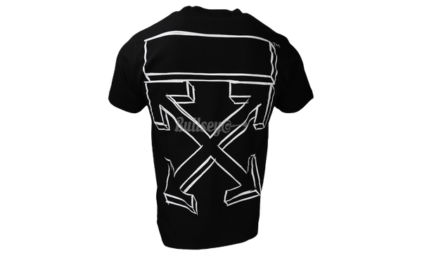 Off-White Outlined Arrows Black T-Shirt-Мужские компрессионные футболки Reebok