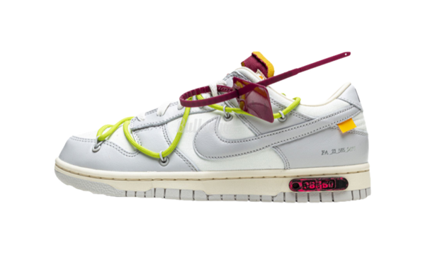 Off-White x Nike Dunk Low "Lot 8"-Womans Pink Leather And Satinr Jewel Sandals