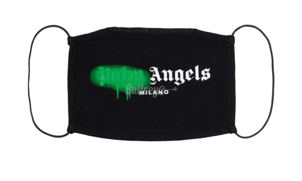 Palm Angels Milano Sprayed Black/Green Mask-jordan kids air force 1 jdi prm sneakers item