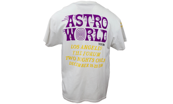 Travis Scott x Astroworld "LA Tour" T-Shirt-Air Jordan 4 'Obsidian'