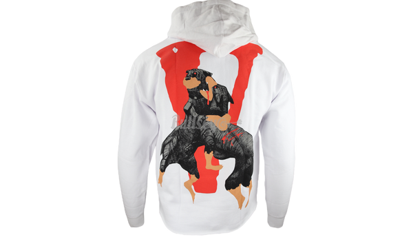 Vlone x City Morgue Dogs White Hoodie-womens court shoes