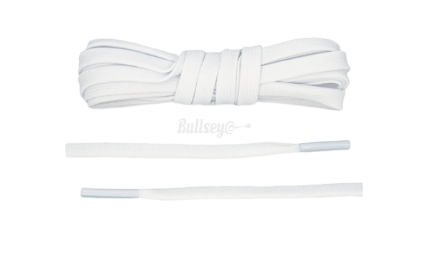 White Nike Dunk Low Replacement Shoelaces 600x