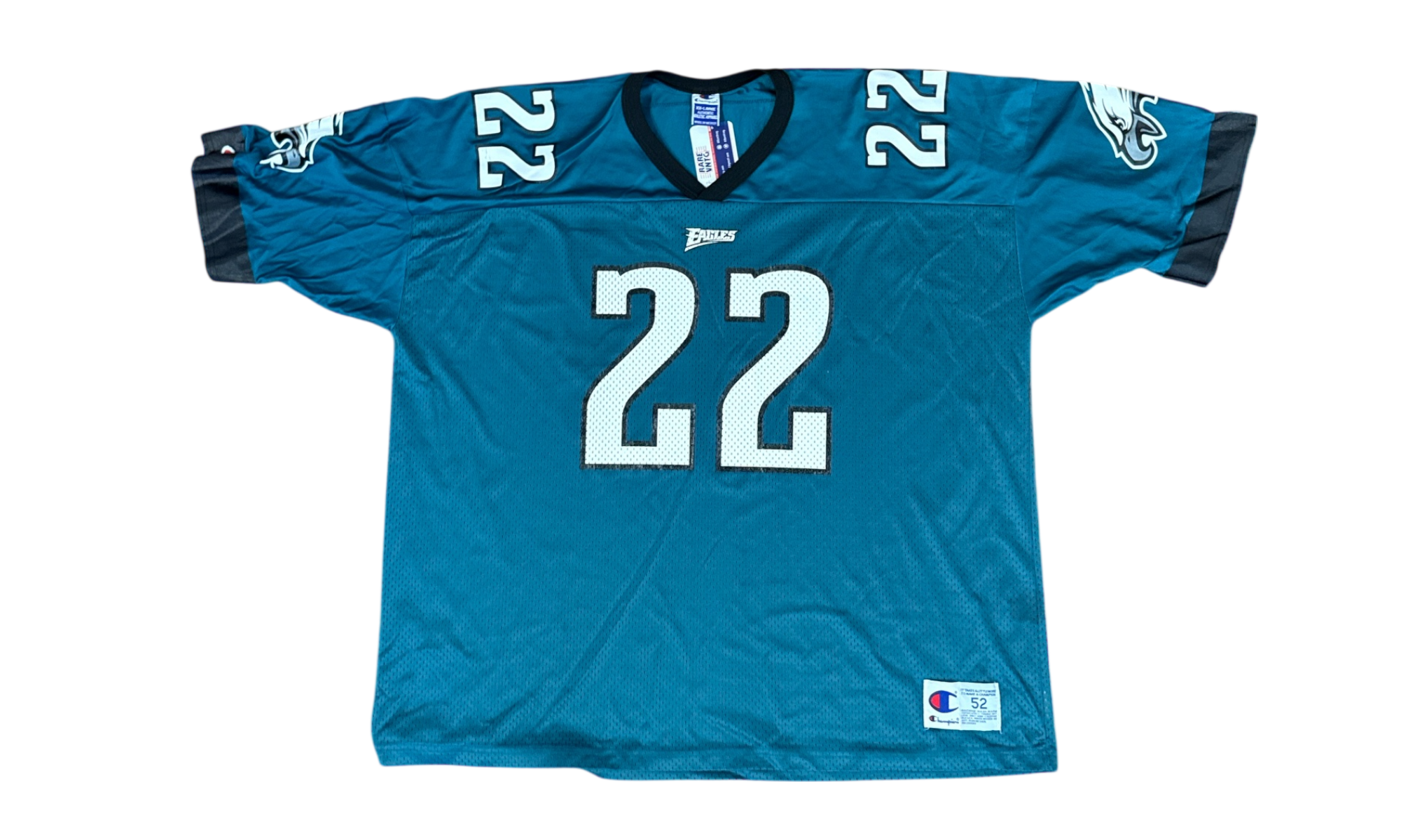 00's Duce Staley Eagles Midnight Green Champion Jersey (PreOwned)-Bullseye Sneaker Boutique