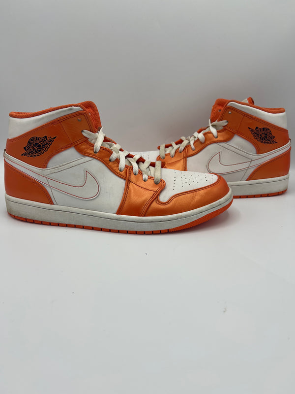 Air Jordan 1 Mid "Metallic Orange" (PreOwned) (No Box)