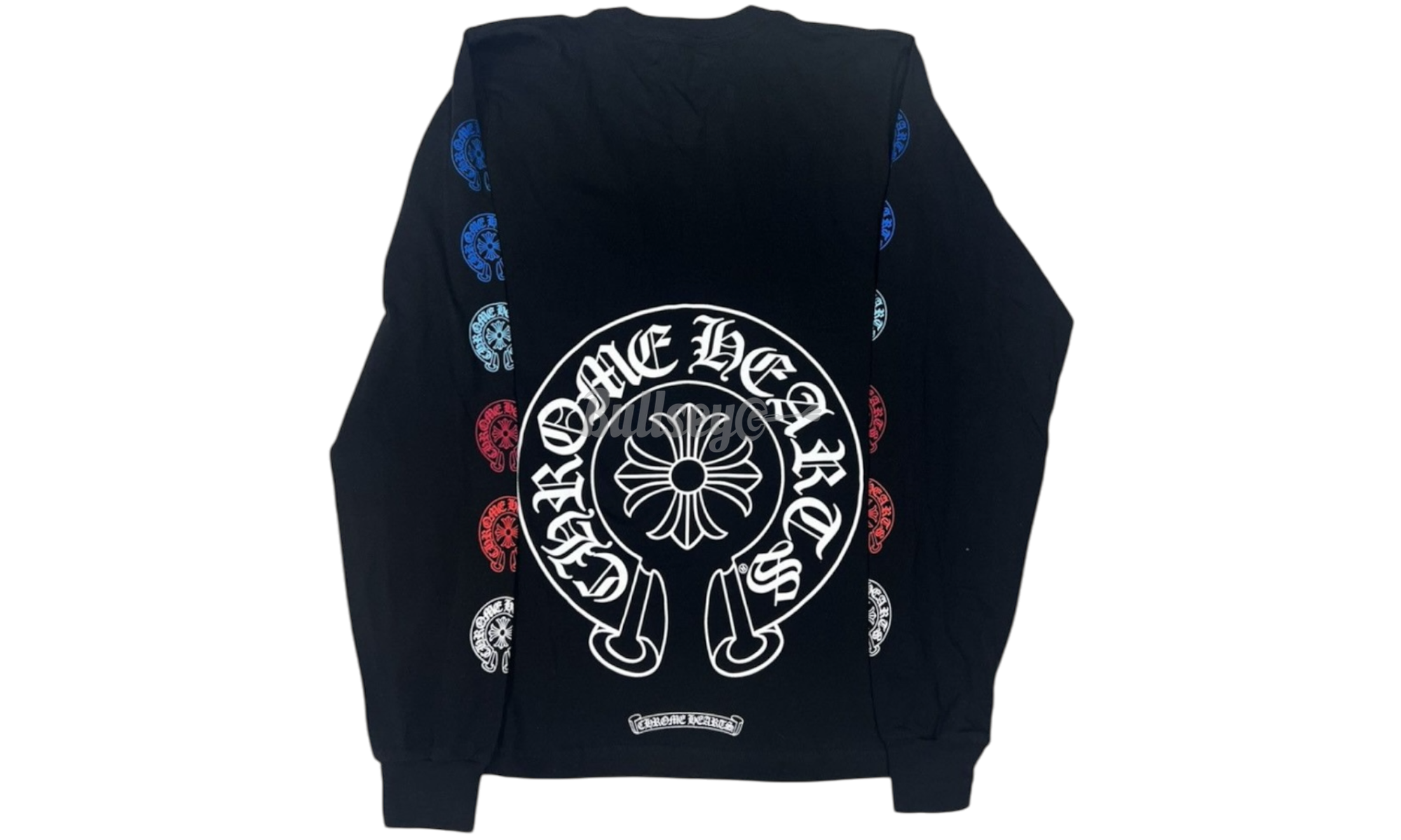 Chrome Hearts Multi-Color Horseshoe Black Longsleeve T-Shirt