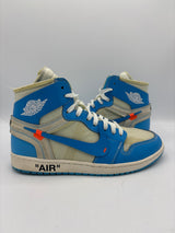 Nike Air Jordan 1 Retro High "University Blue" Blanco roto