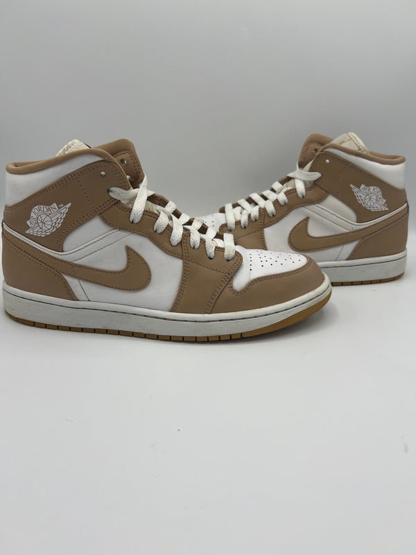 Air Jordan 1 Mid "Tan Gum" (PreOwned) (No Box)