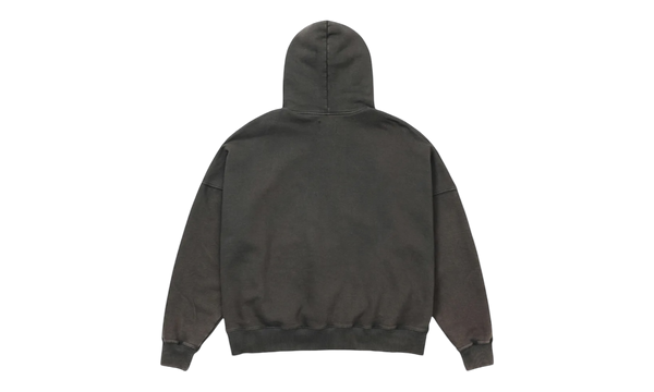 AJOBYAJO Curve Pocket Washed Charcoal Hoodie