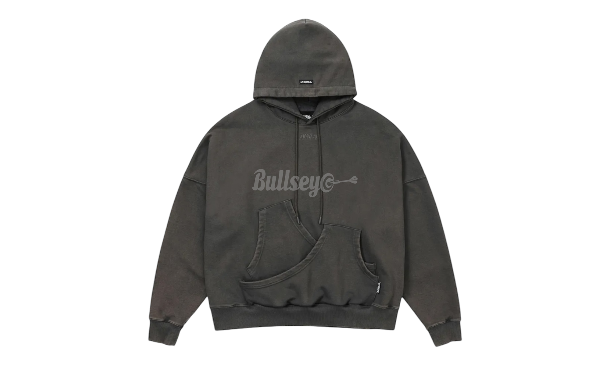 AJOBYAJO Curve Pocket Washed Charcoal Hoodie-Bullseye Sneaker Boutique