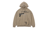 AJOBYAJO Gun Shot Washed Beige Hoodie-Bullseye Sneaker Boutique