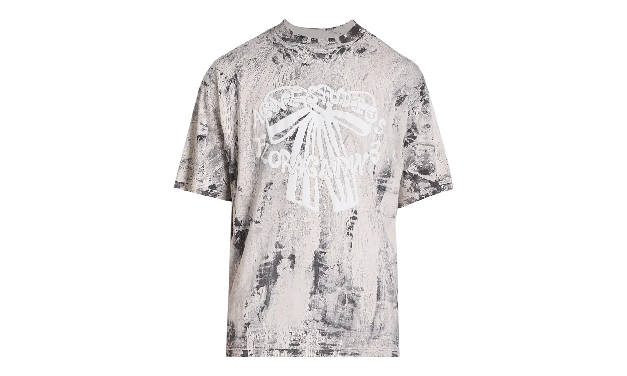 Acne Studios Exford U Bow Logo White T-Shirt-Bullseye Sneaker Boutique