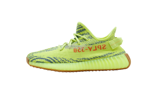 These shoes right here "Semi Frozen Yellow" (PreOwned) (No Box)-Laces Up in Daring Bustier Dress & Ankle-Wrap Sandals For the MTV VMAs