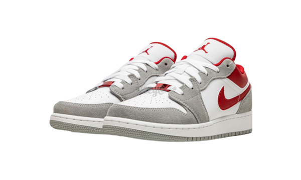 Air Jordan 1 Low SE "Light Smoke Grey Gym Red" GS