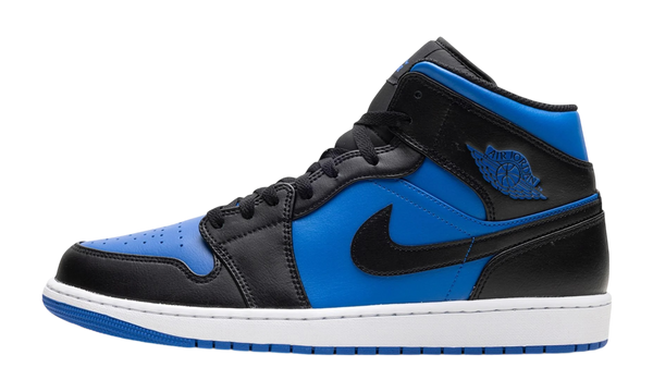 Air Jordan 1 Mid "Black Royal Blue" (PreOwned)-Bullseye Sneaker Boutique