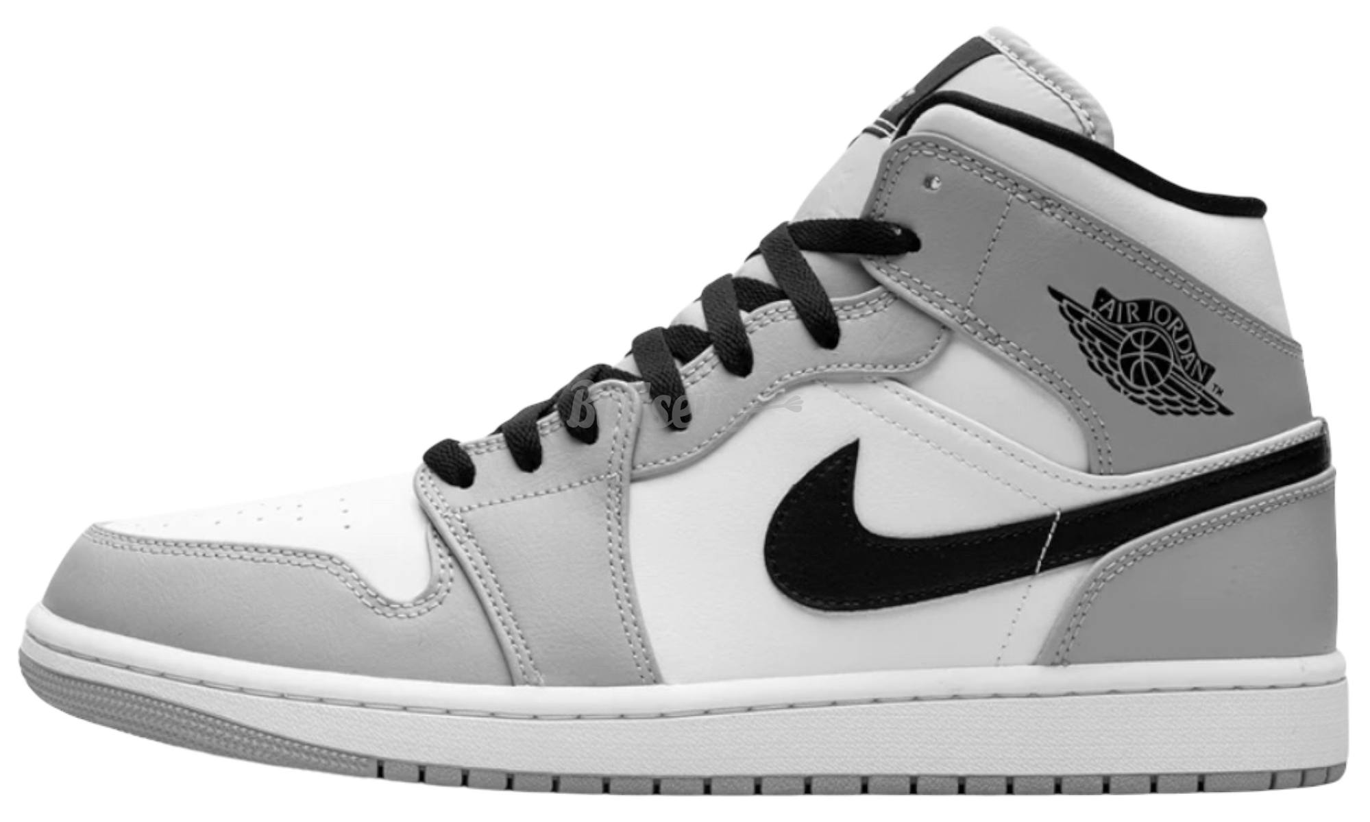 Air Jordan 1 Mid "Light Smoke Grey"-Bullseye Sneaker Boutique