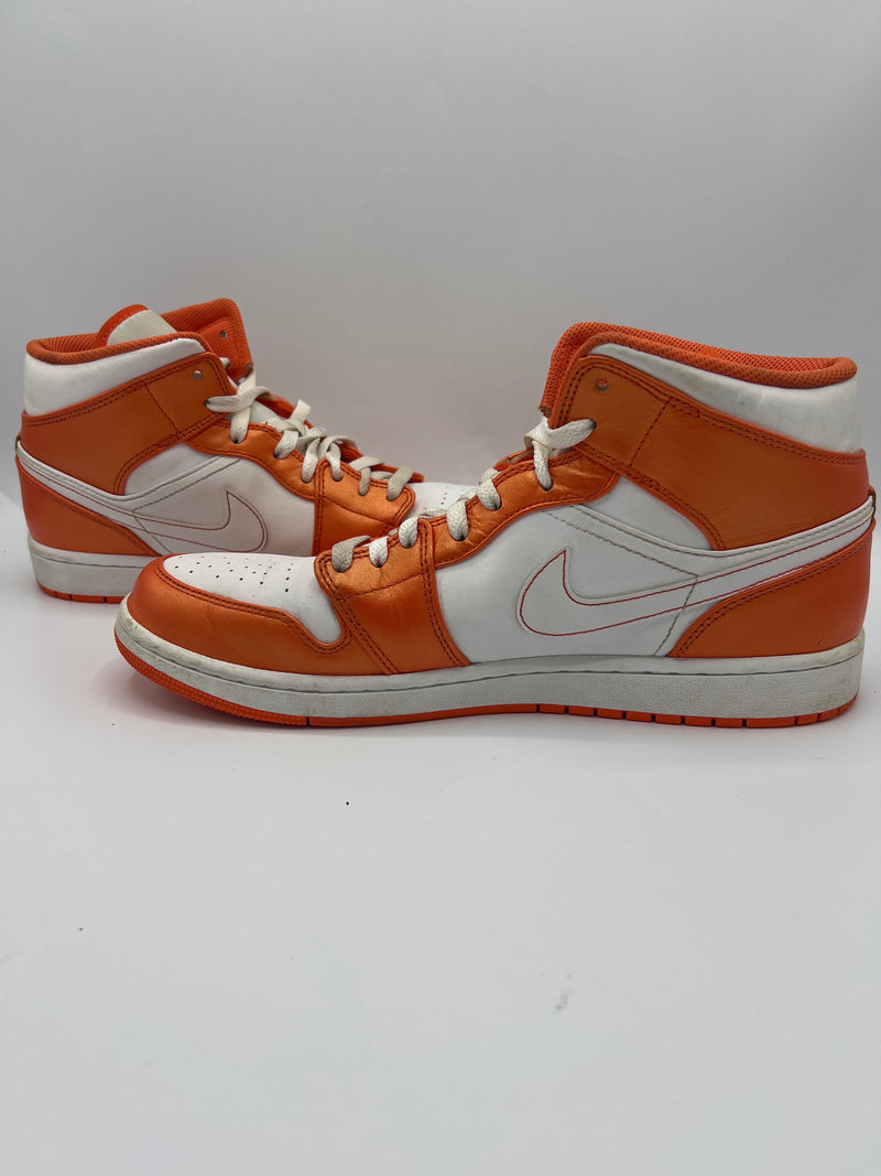 Air Jordan 1 Mid "Metallic Orange" (PreOwned) (No Box)