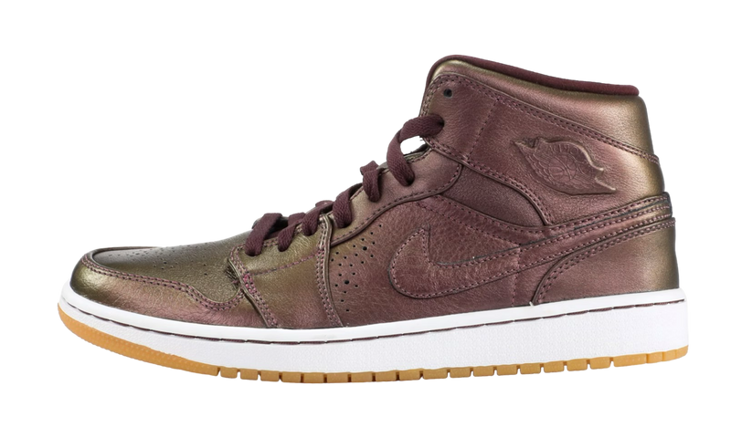 Air Jordan 1 Mid Nouveau "Deep Burgundy Gum" (PreOwned)-Bullseye Sneaker Boutique