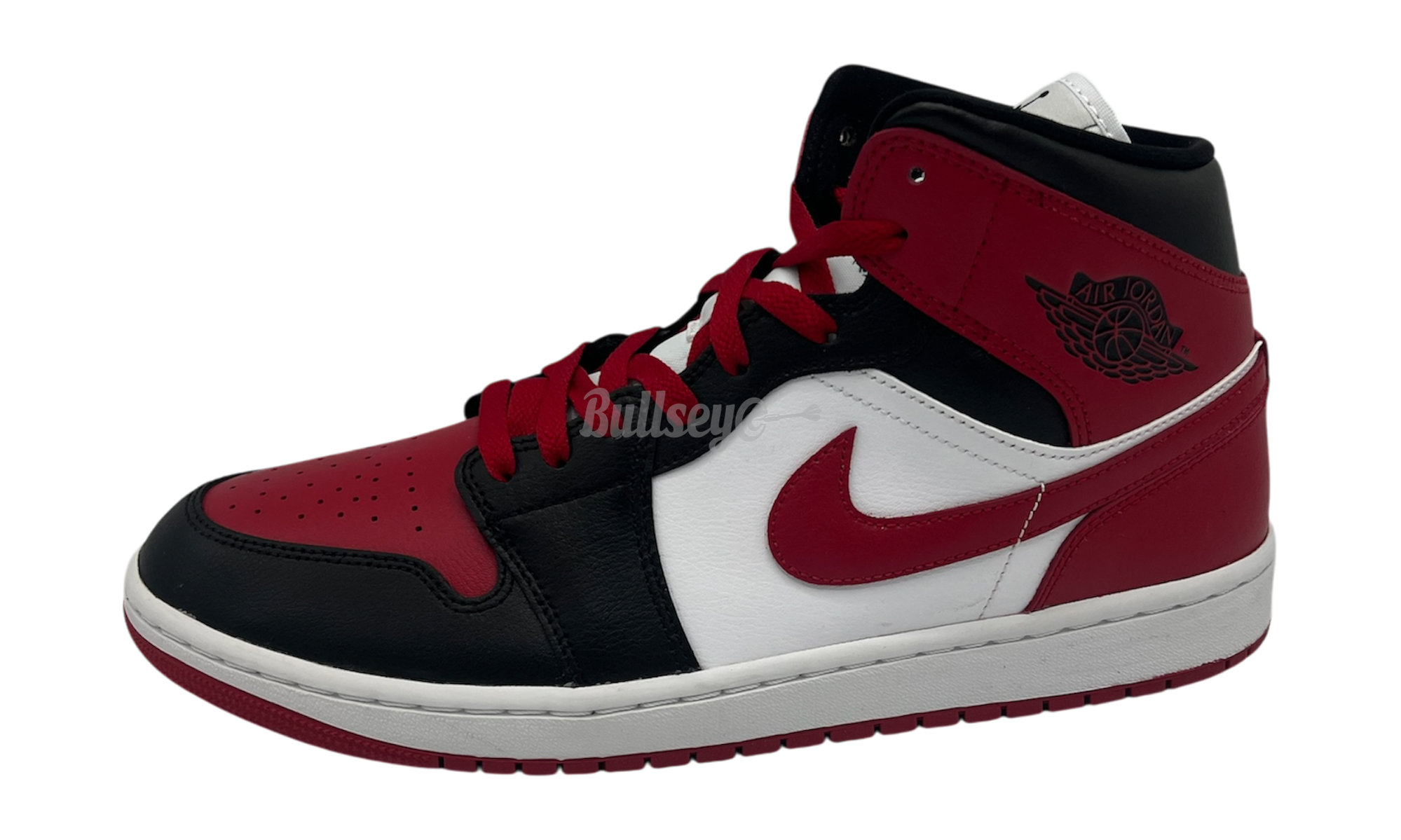 Air Jordan 1 Mid Retro "Alternate Bred Toe" (PreOwned)-Bullseye Sneaker Boutique