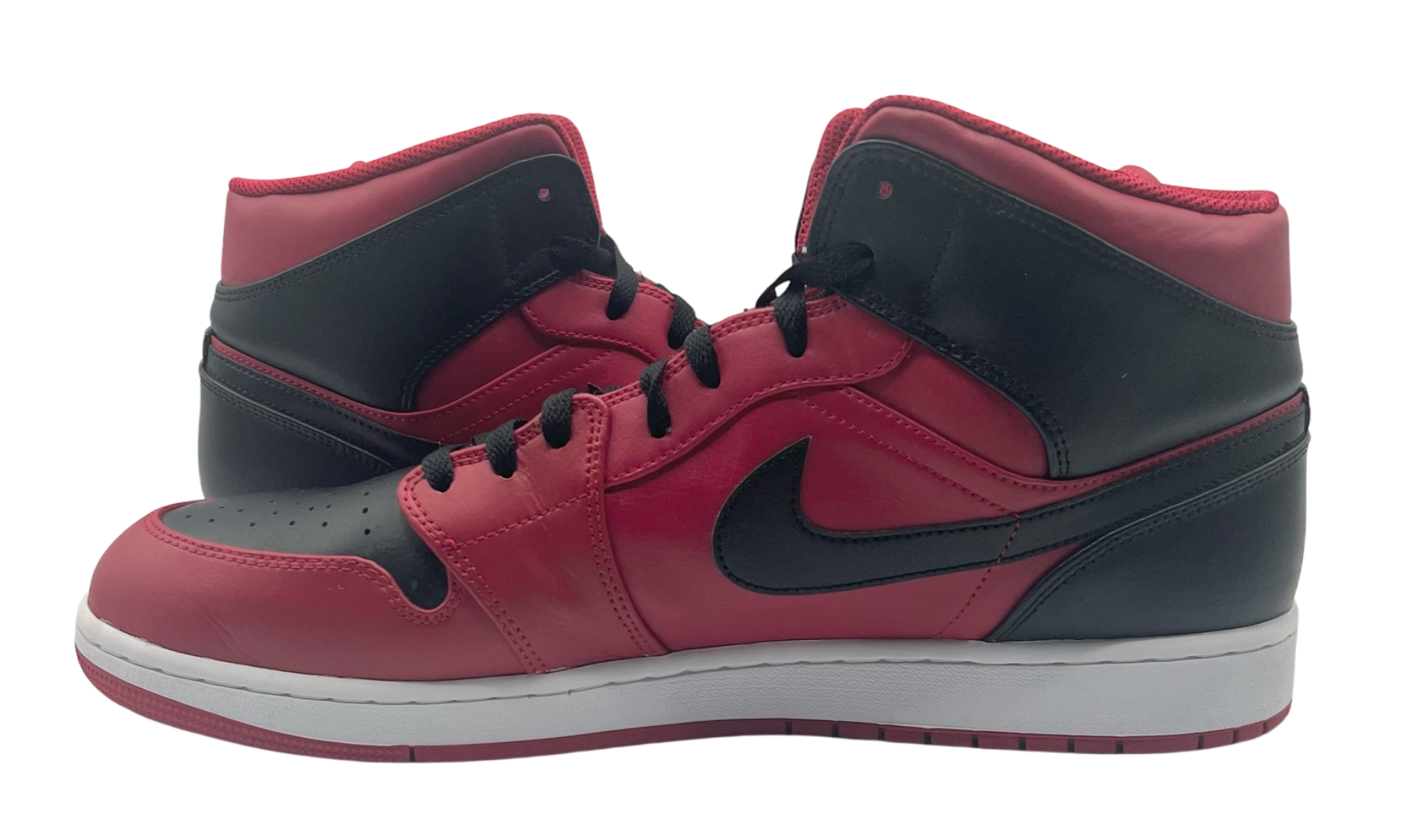 Air Jordan 1 Mid "Reverse Bred" (2021) (PreOwned) (No Box)