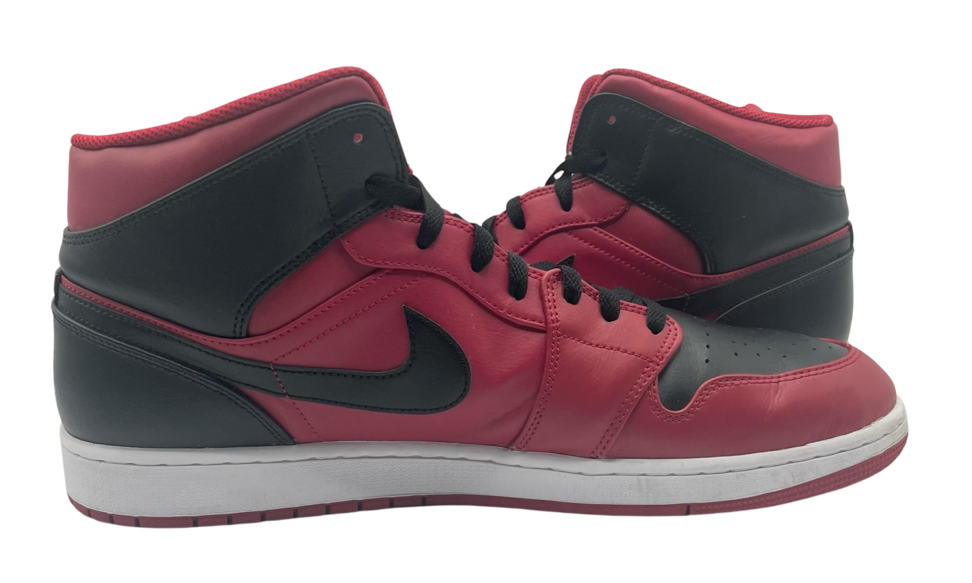 Air Jordan 1 Mid "Reverse Bred" (2021) (PreOwned) (No Box)