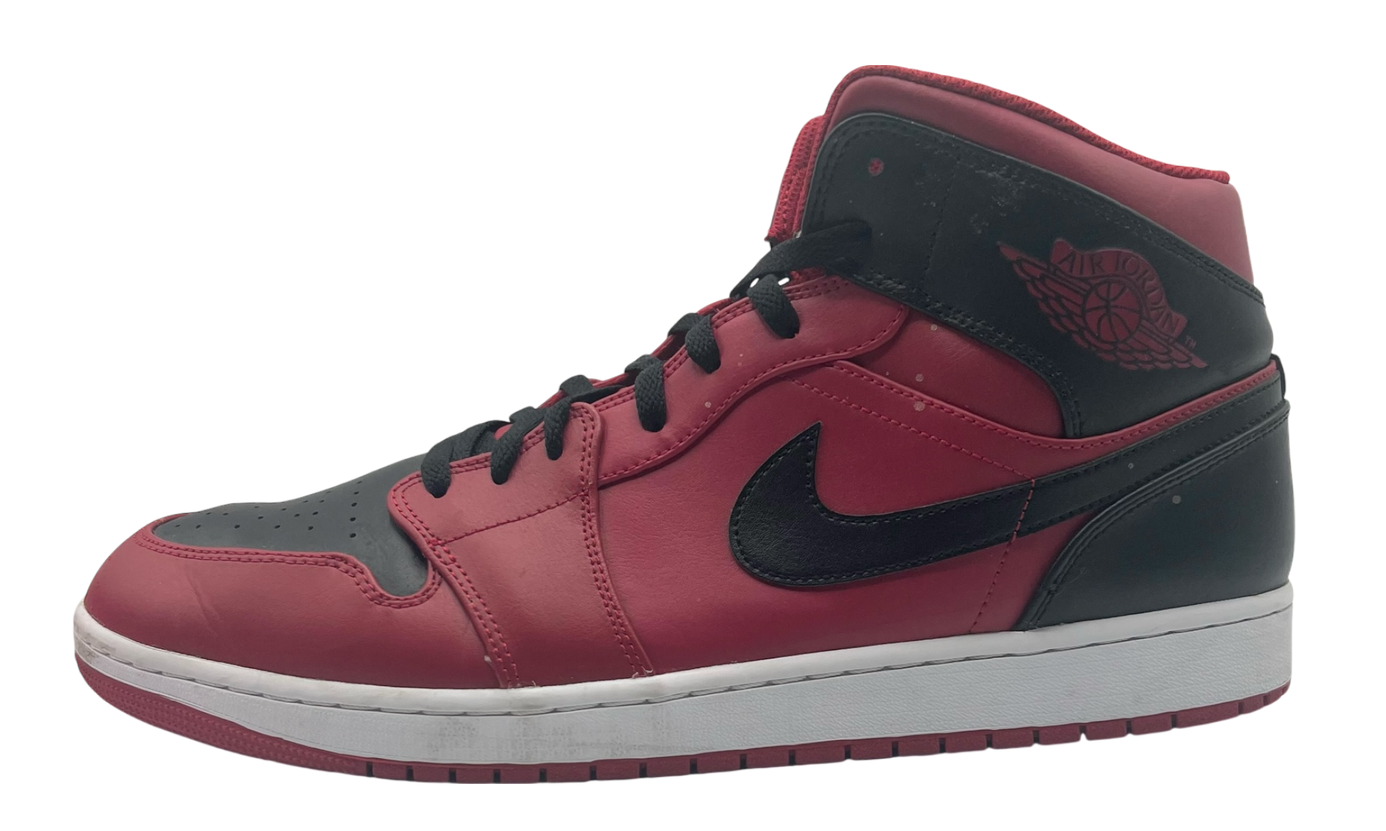 Air Jordan 1 Mid "Reverse Bred" (2021) (PreOwned) (No Box)-Bullseye Sneaker Boutique