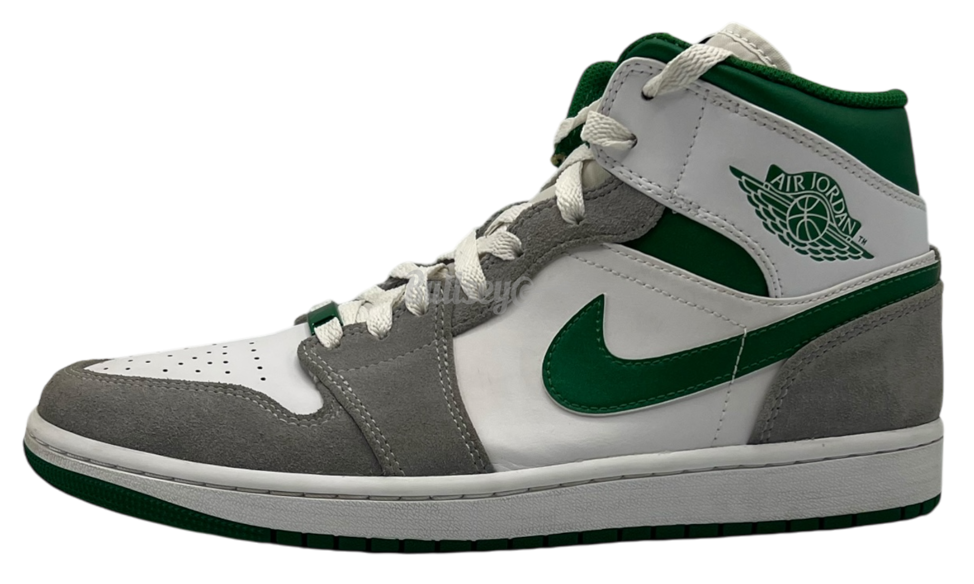 Air Jordan 1 Mid SE "Grey Green" (PreOwned) (No Box)-Bullseye Sneaker Boutique