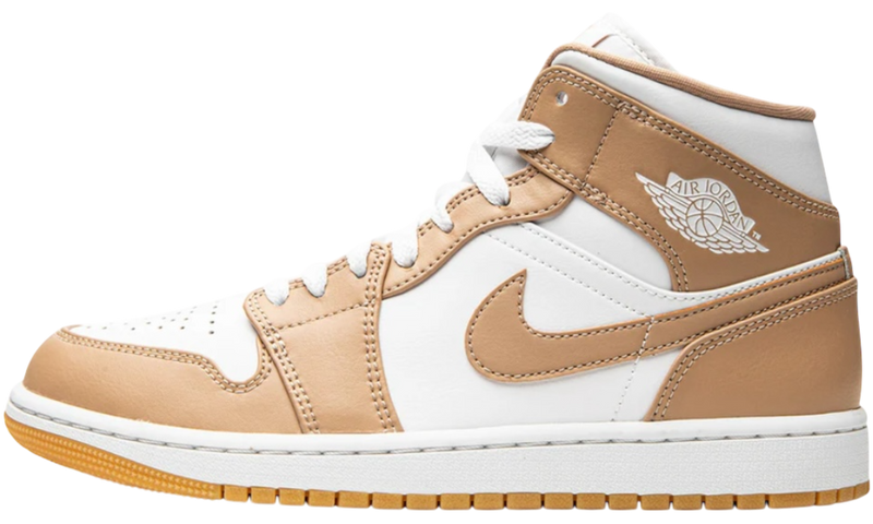 Air Jordan 1 Mid "Tan Gum" (PreOwned) (No Box)-Bullseye Sneaker Boutique