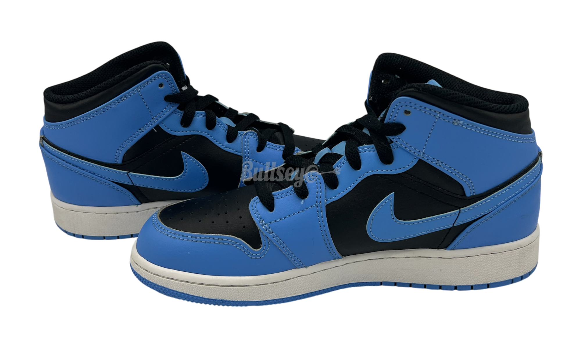 Air Jordan 1 Mid "University Blue Black" (PreOwned) (No Box)