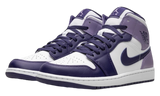 Air Jordan 1 Mid "White Sky J Purple" GS