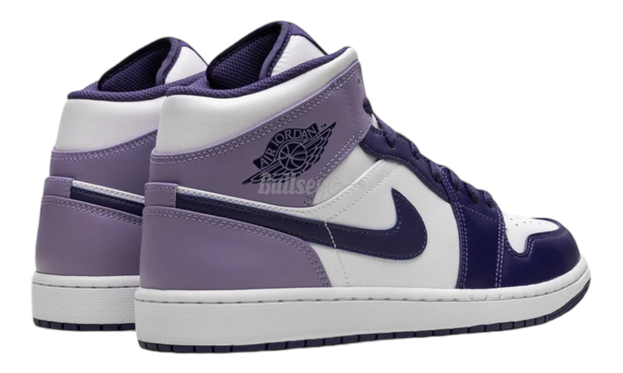 Air Jordan 1 Mid "White Sky J Purple" GS