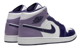 Air Jordan 1 Mid "White Sky J Purple" GS