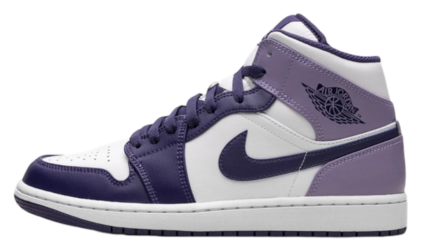 Air Jordan 1 Mid "White Sky J Purple" GS-Bullseye Sneaker Boutique