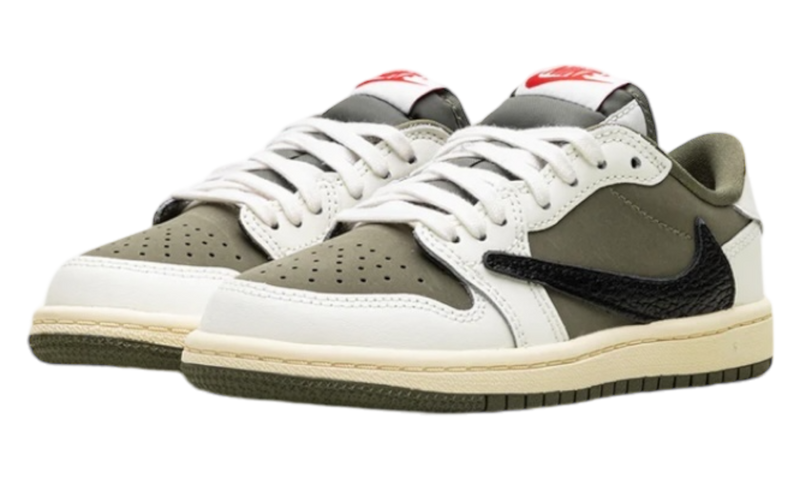 Air Jordan 1 Retro Low OG SP "Travis Scott Medium Olive" Pre-School