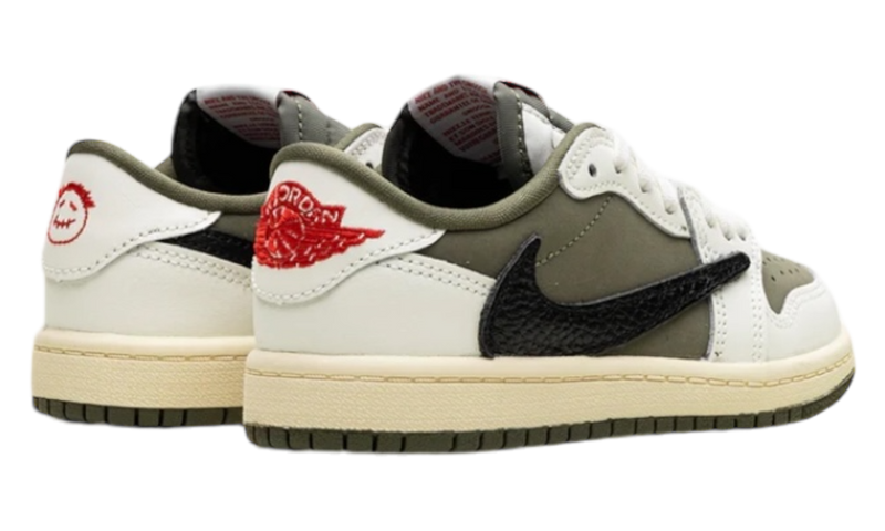 Air Jordan 1 Retro Low OG SP "Travis Scott Medium Olive" Pre-School