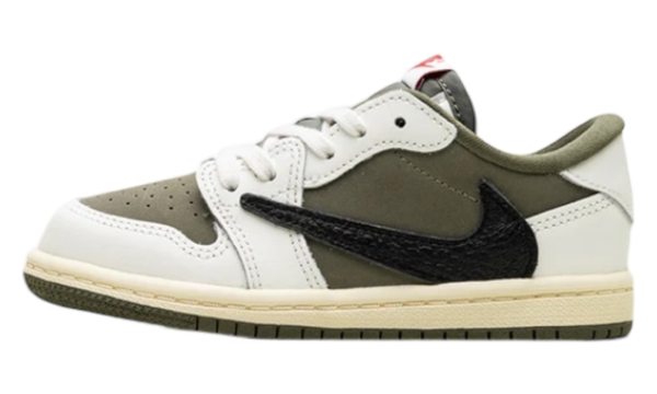 Air Jordan 1 Retro Low OG SP "Travis Scott Medium Olive" Toddler-Bullseye Sneaker Boutique