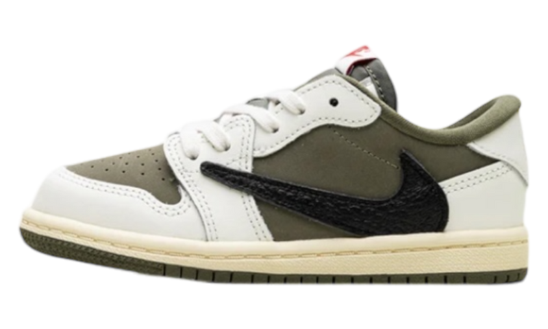 Air Jordan 1 Retro Low OG SP "Travis Scott Medium Olive" Toddler-Bullseye Sneaker Boutique