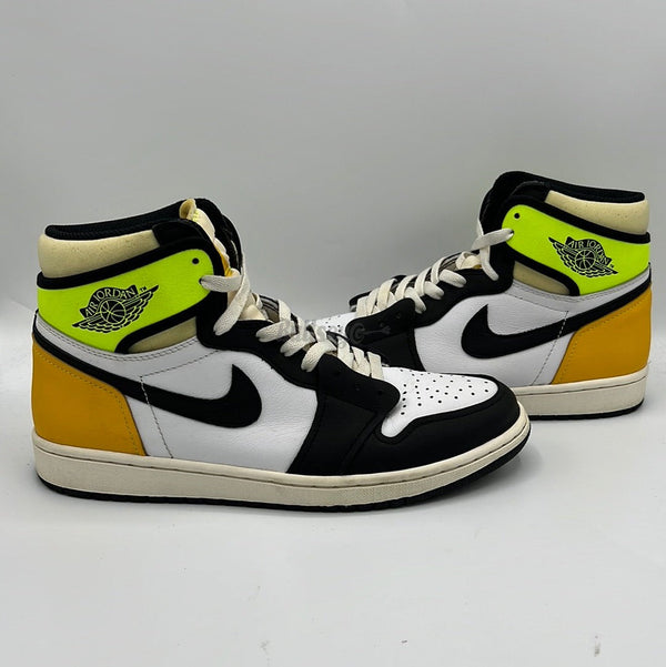 Air Jordan 1 Low Releasing in Luxurious White and Gold Retro "Volt" (PreOwned) (No Box)