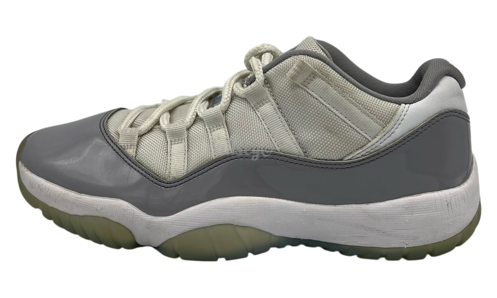 Air Jordan 11 Retro Low "Cement Grey" (PreOwned) (No Box) (No Insoles)-Bullseye Sneaker Boutique