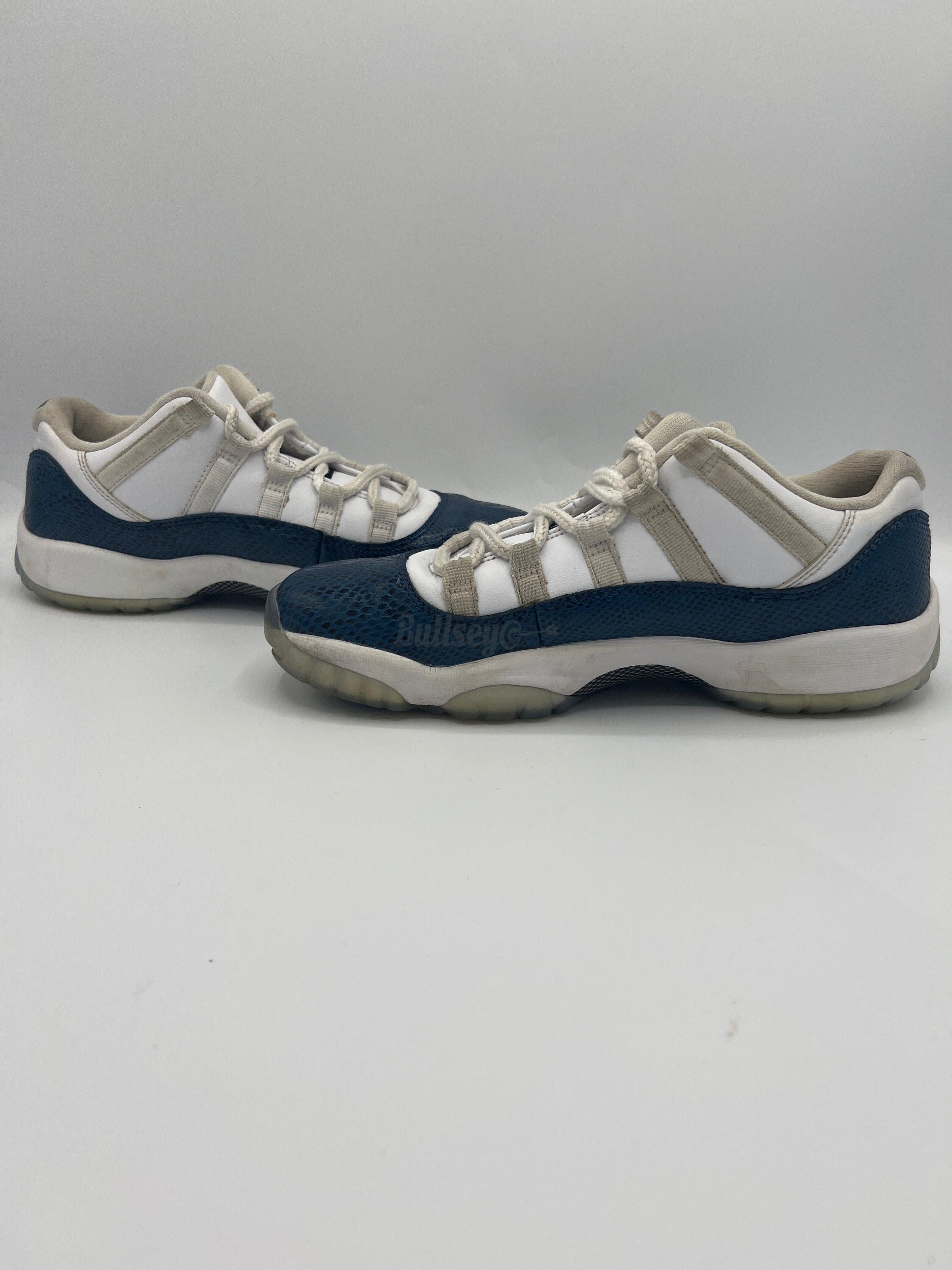 Air Jordan 11 Retro Low "Navy Snakeskin" (PreOwned) (No Box)