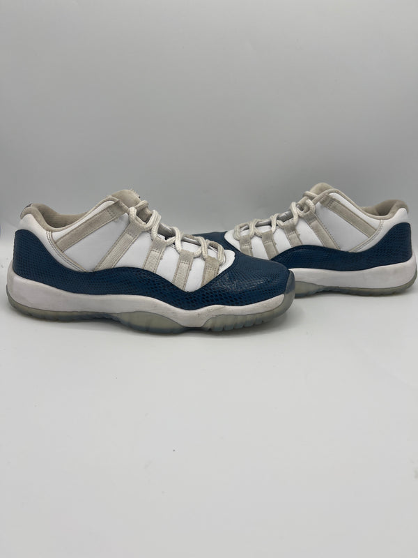 Air Jordan 11 Retro Low "Navy Snakeskin" (PreOwned) (No Box)-Bullseye Sneaker Boutique