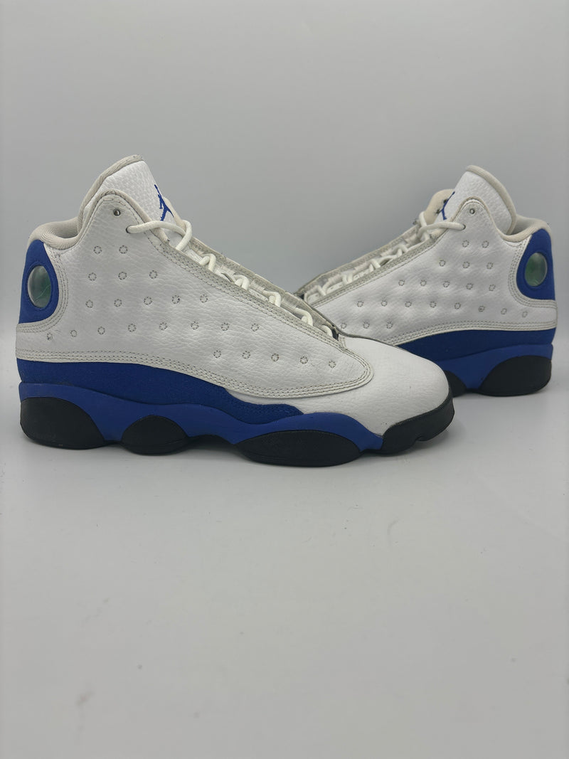 Air Jordan 13 Retro White Hyper Royal Black GS (Rep Box)