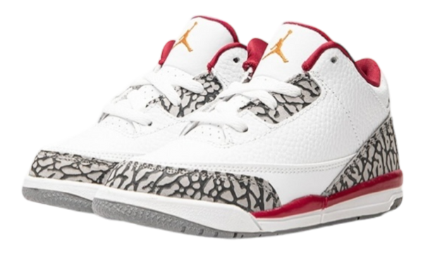 Air Jordan 3 Retro "Cardinal Red" Toddler