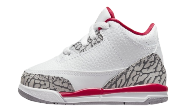 Air Jordan 3 Retro "Cardinal Red" Toddler-Bullseye Sneaker Boutique