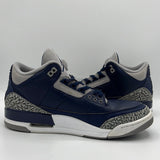 Sean May driving the baseline in the Jordan Jumpman Team Pro Retro "Georgetown" (PreOwned)