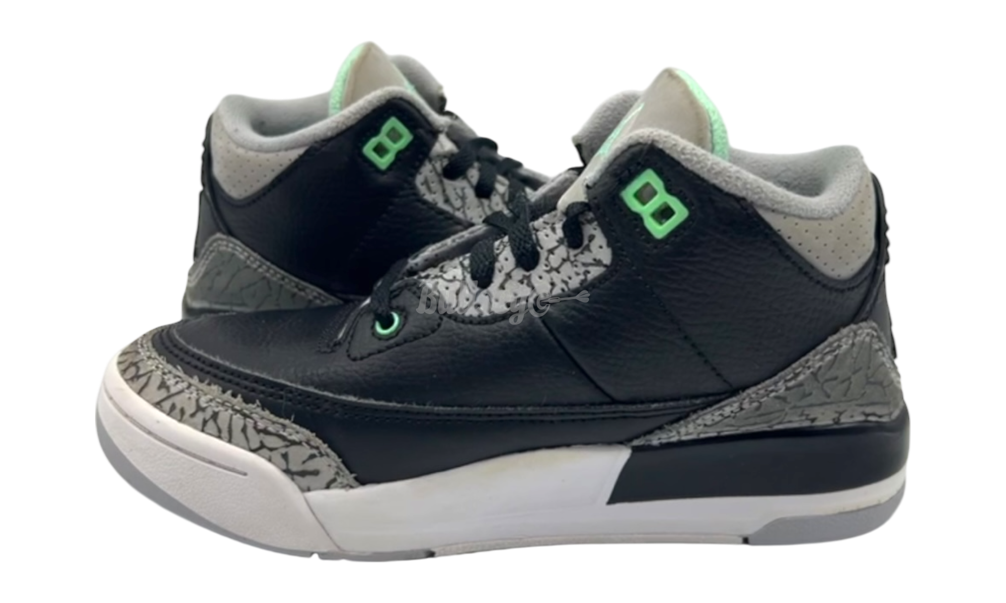 Air Jordan 3 Retro "Green Glow" PS (PreOwned) (No Box)