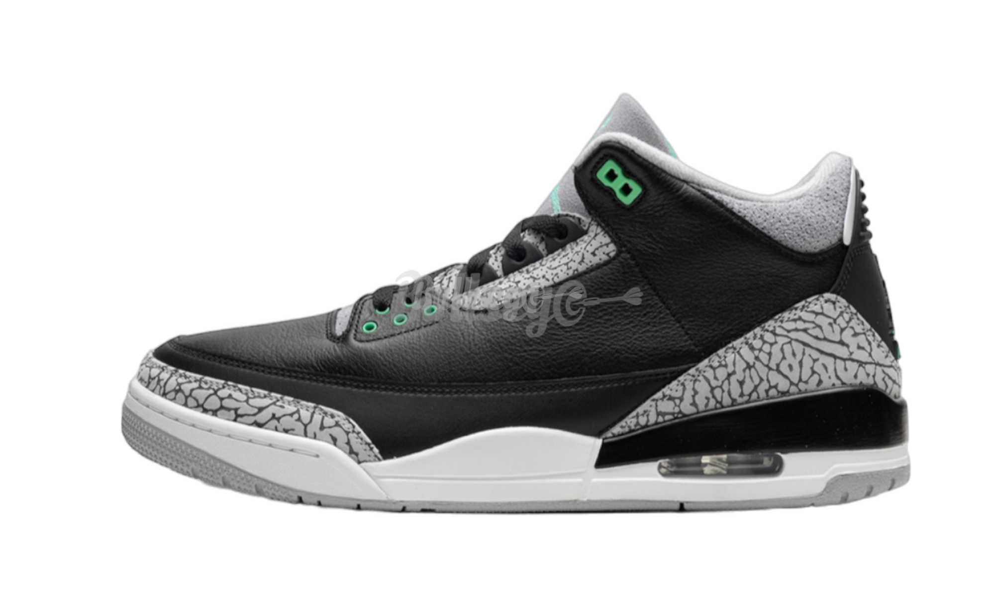 Air Jordan 3 Retro "Green Glow"-Bullseye Sneaker Boutique