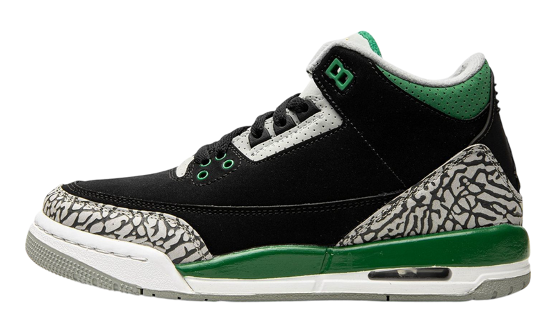 Air Jordan 3 Retro "Pine Green" GS (PreOwned) (No Box)-Bullseye Sneaker Boutique