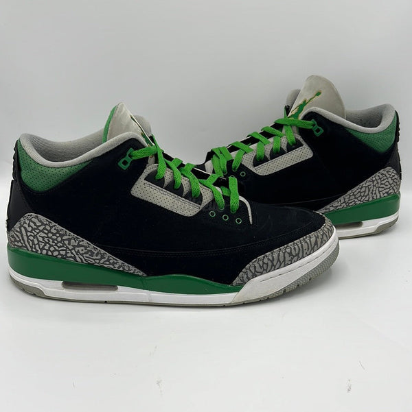 Nike WMNS Air Jordan 1 High OG Court Purple Retro "Pine Green" (PreOwned) (No Box)