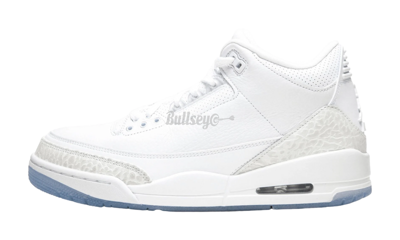 Air Jordan 3 Retro "Pure White"-Bullseye Sneaker Boutique