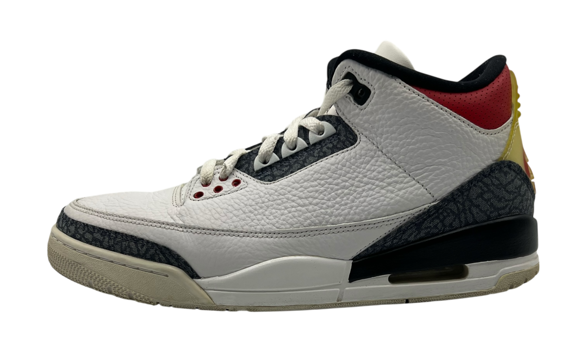 Air Jordan 3 Retro SE "Fire Red Denim" (PreOwned) (No Box)-Bullseye Sneaker Boutique